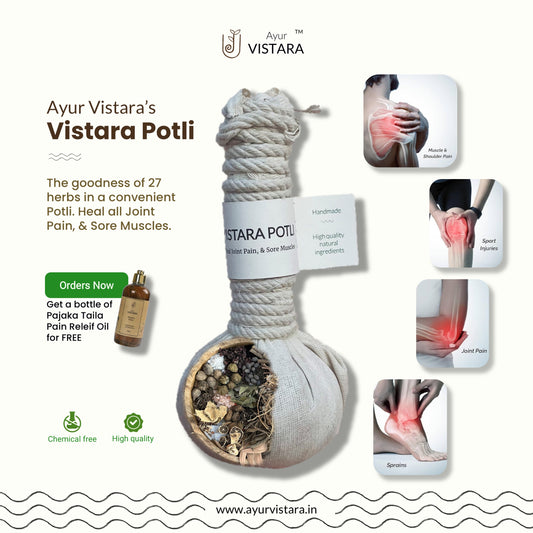 Ayurvedic Pain Relief Potli by Ayur Vistara {Get Free Vistara Pain Relief Oil}